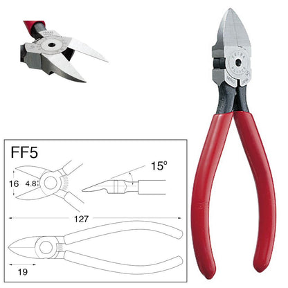 Gate Cutter - Plastic Cutting Pliers- Flat Face Gate Cutters