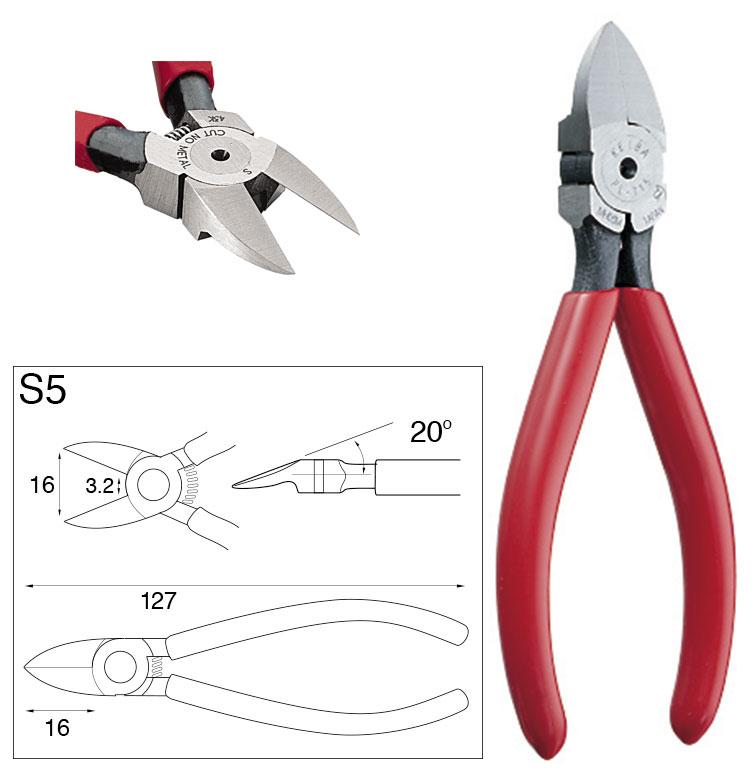 Gate Cutter - Plastic Cutting Pliers- Round Back